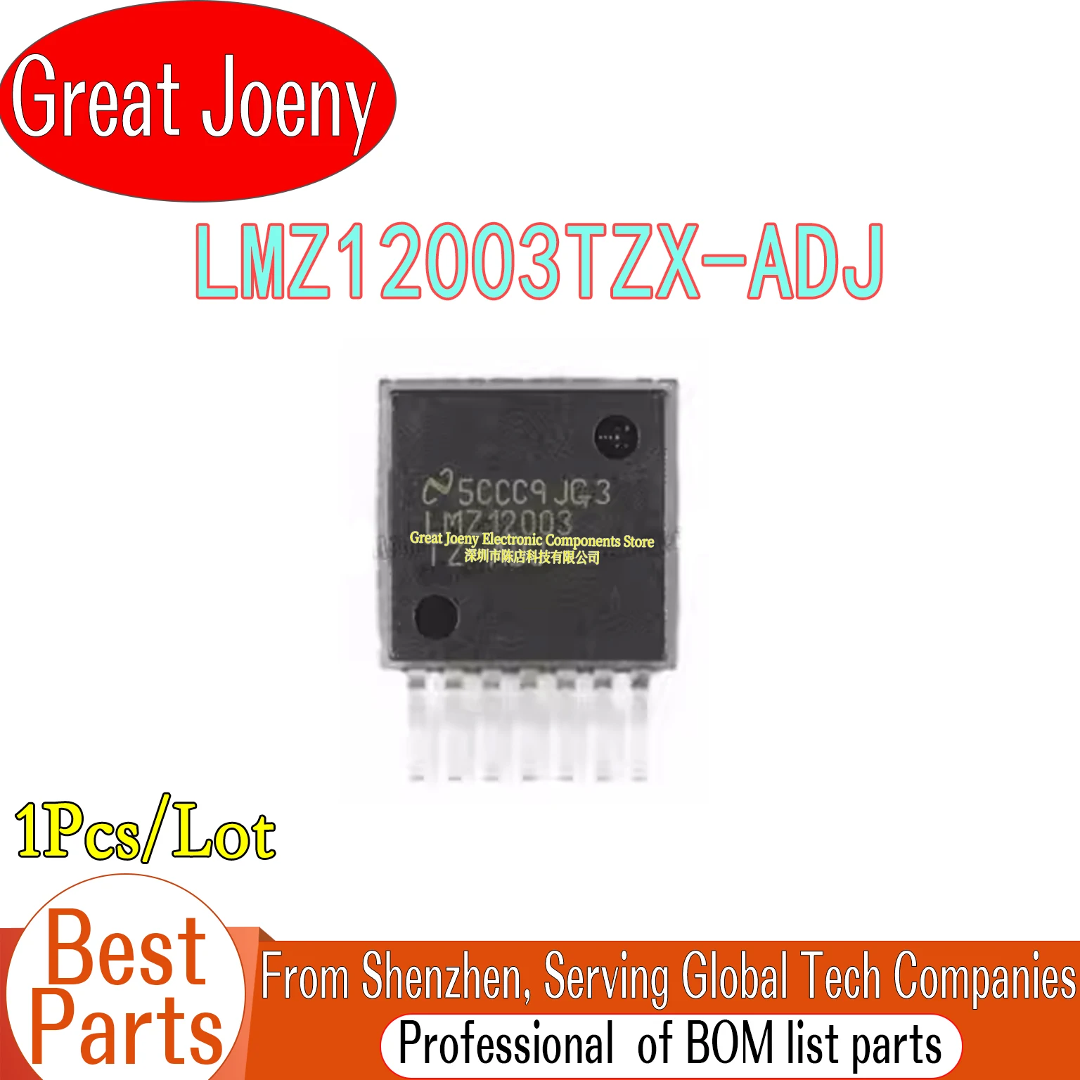 

LMZ12003 LMZ12003TZX-ADJ LMZ12003TZX IC Chipset TO-PMOD-7