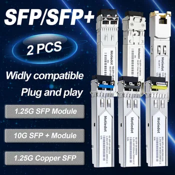 1.25 SFP and 10G SFP+ Fiber optic transceiver module multiple single mode BIDI 500m-20km DDM for Cisco UBNT Mikrotik Netgear etc