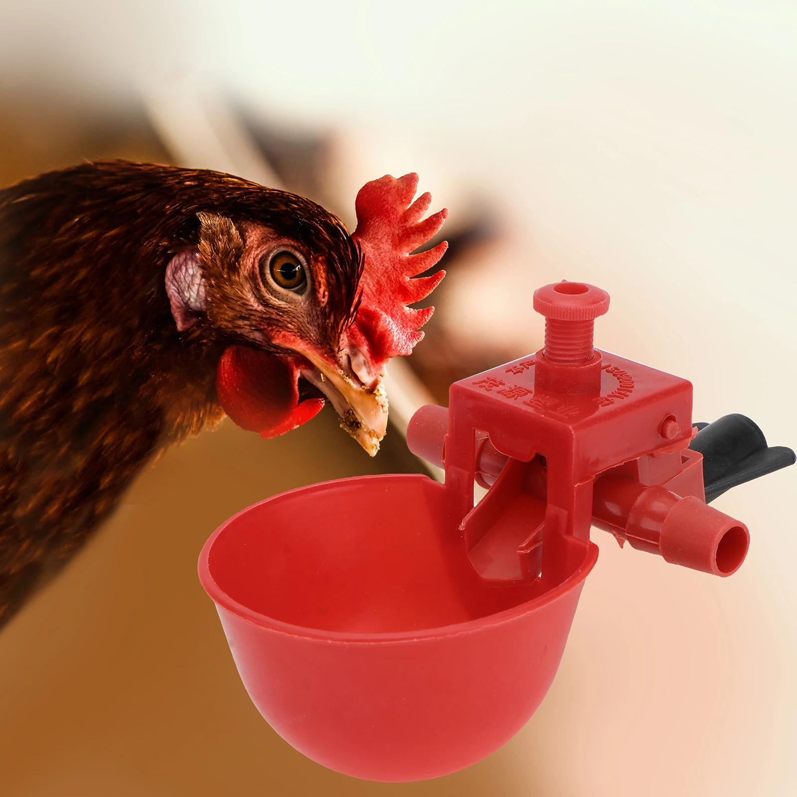 

12pcs Automatic Chicken Durable Water Pigeon Quail Pets Cups Automatic Chicken Drinker Safe Design Feeder
