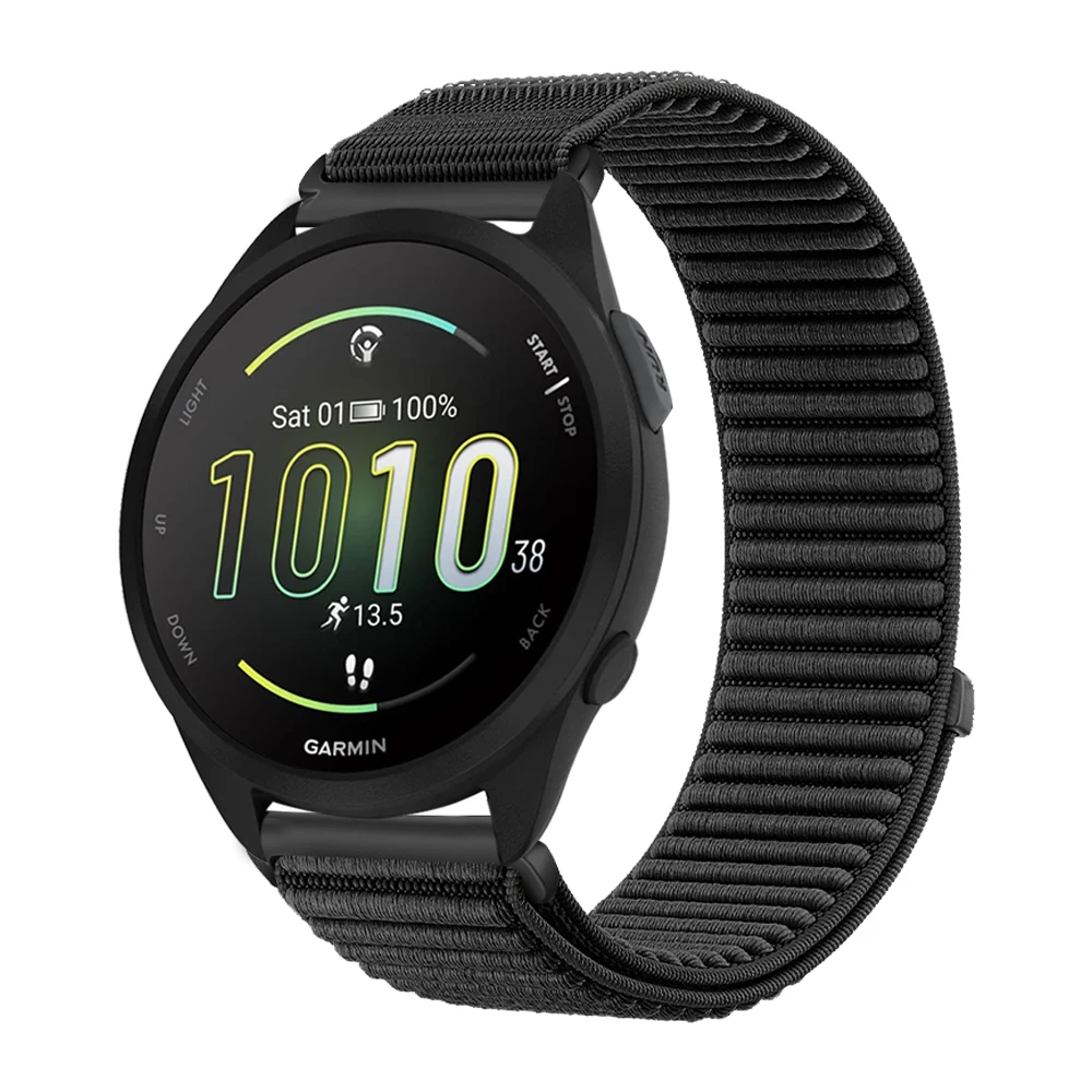 20mm Sports Breathable Nylon Strap For Garmin Forerunner 165 Vivoactive 5 3 Venu Sq 2 245 645 Approach S12 Bracelet Watchband
