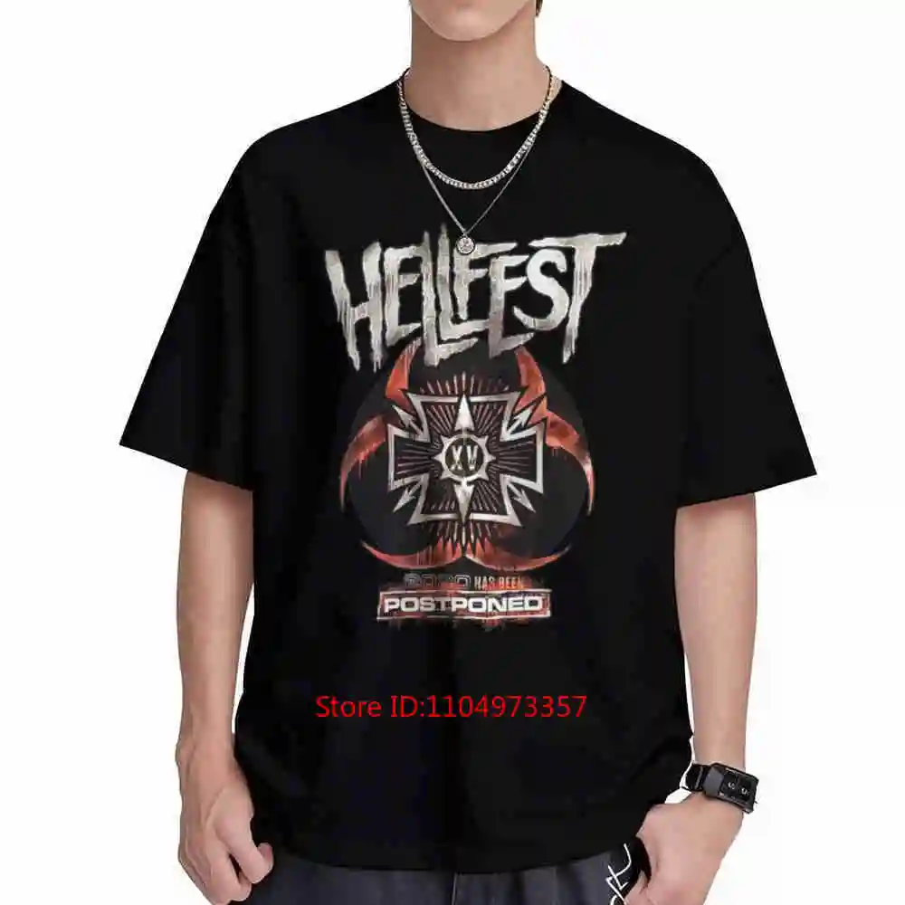 Hellfest 2020 Gothic Music Festival Short Sleeve Tee 100% Cotton T-Shirt