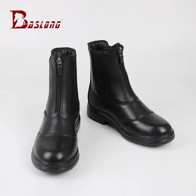Baslong Kidsren's Riding Boots Kidsren's Professional Equestrian Riding Competition Training Equipment Non-Slip Wear-Resistant Equestrian Boots
