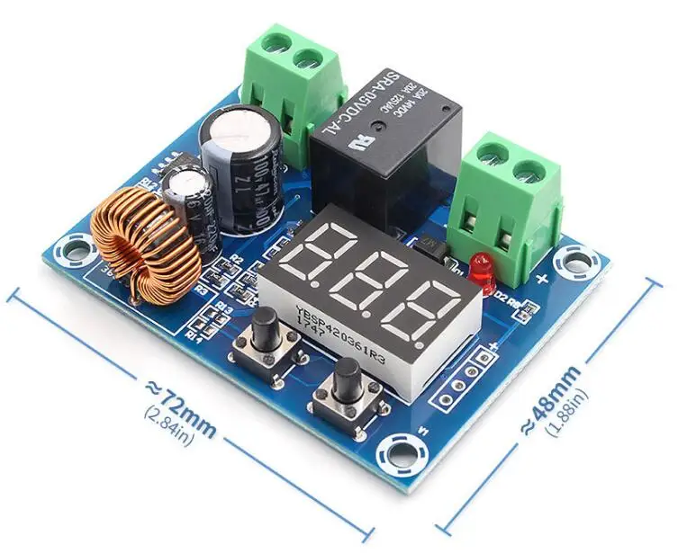 DC voltage protection module Low voltage disconnect protection Output 6-60V XH-M609 Connector