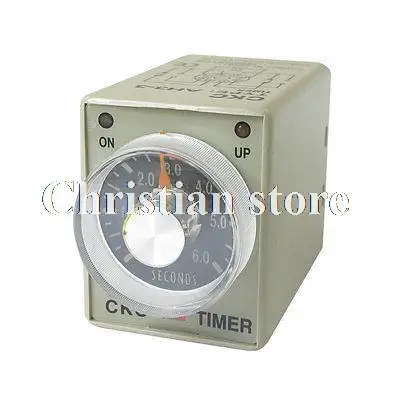 12VDC 60sec 0-60s DPDT 8 Pin 8P Terminals Delay Timer Time Relay AH3-3