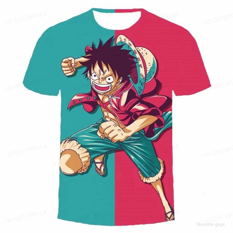 Herren One Piece Anime T-Shirt Robin Kunstdruck Jungen Kleidung Mädchen Kurzarm Herren Trikot Lässig Leichtgewichtig