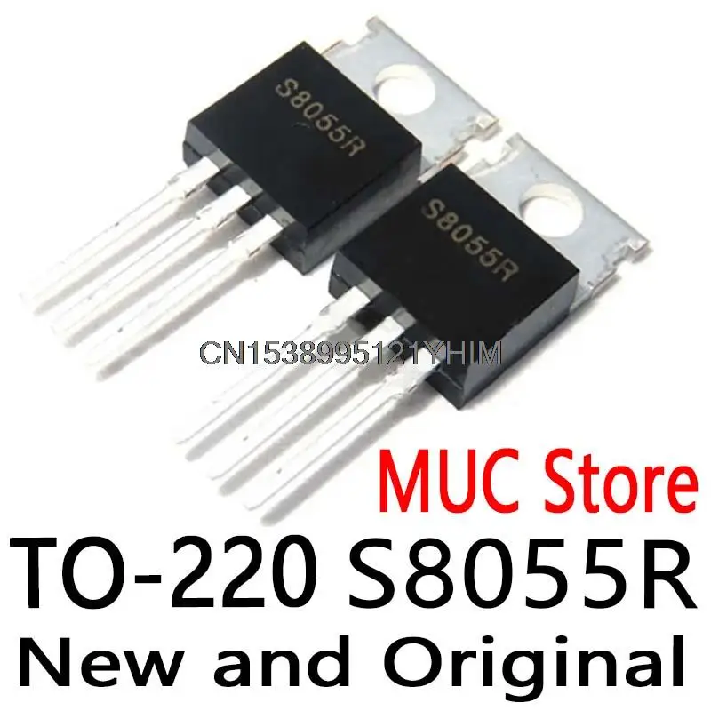 5PCS New and Original  TO-220 S8055 S8055RTP 55A 800V S8055R