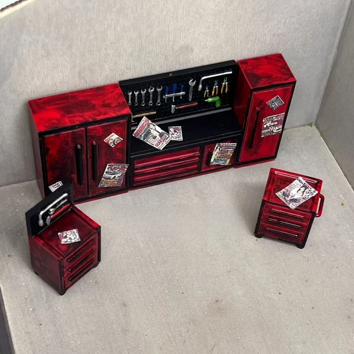 Diorama 1:64 Warsztat Samochod – Workshop Tools Background recenzja i cena