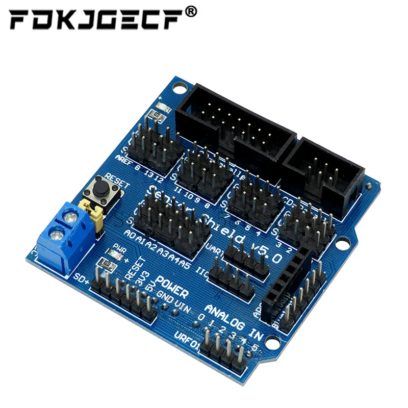 1pc V5.0 Sensor Shield expansion board for arduino electronic building blocks robot accessories Sensor Shield V5 expansion board