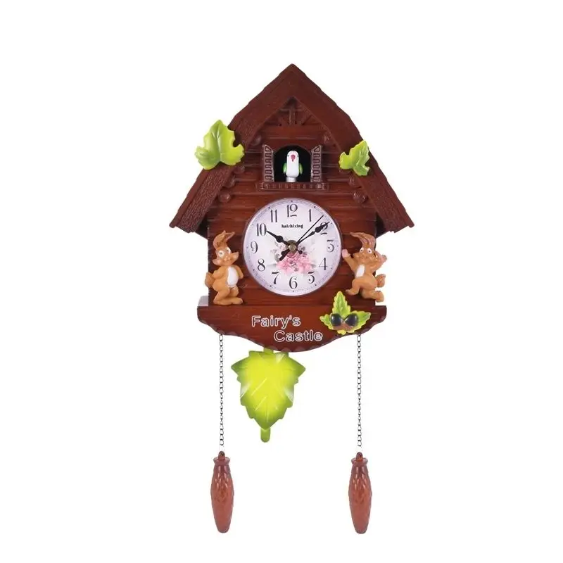 

Christmas gift creative cuckoo clock home decoration digital wall bird pendulum home decoration