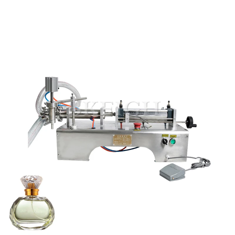 Single Head Pneumatic Perfume Milk Filling Machine Commercial Multi-Function Liquid Filling Machine