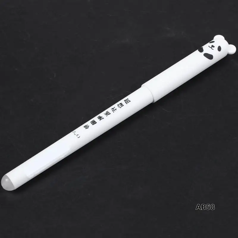 8 Stuks Schattige Dieren Panda Muis Uitwisbare Gel Inkt Pen 0.35Mm Gel Pen School Office Supply Gift Studenten briefpapier