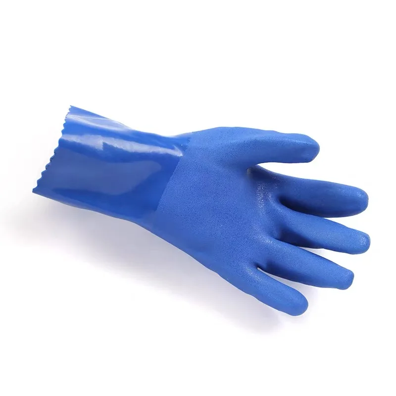 Ansell EDGE® 14-662 (1 pair) PVC gloves combining chemical and mechanical resistance with superior grip (260mm/10