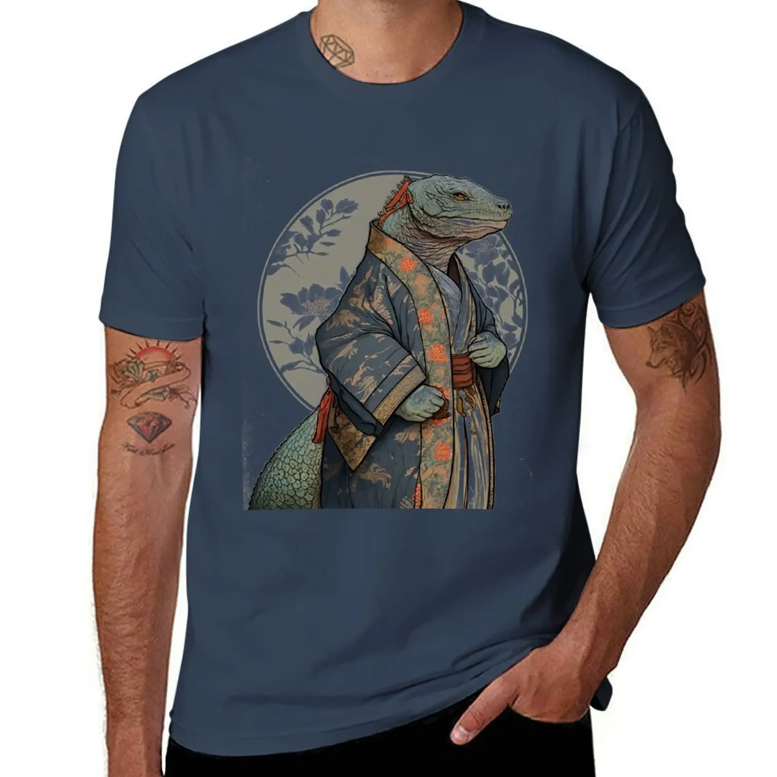 

Kimono Komodo T-Shirt men t shirt cotton 100% essential t shirt anime tshirt T-Shirt