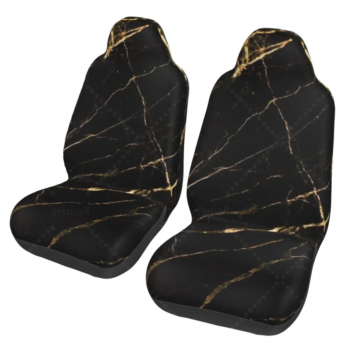 

Фундамент для asiento coche con estampado танмол dorado y negro, funda protectora antiincrustante y filme, estilo único, 2 уд.