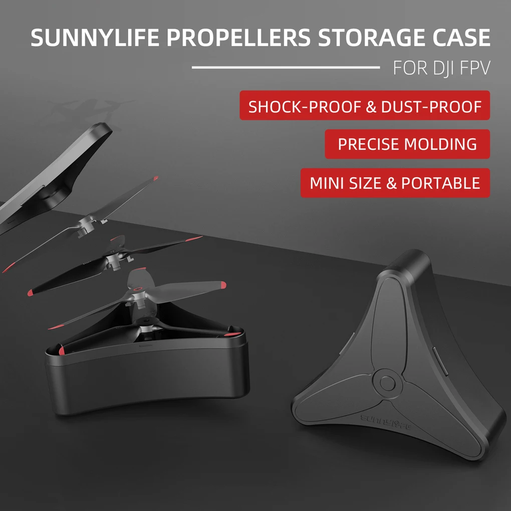

Пропеллеры Sunnylife для хранения, пылезащитные ударопрочные пластиковые пропеллеры для DJI FPV