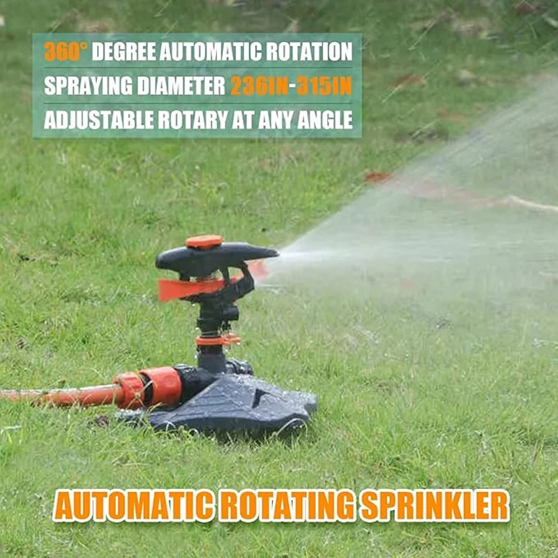 Automatic Outdoor Garden Lawn Patio Sprinkler Watering System ABS Material Spray Nozzle Patio Cooling Spray Equipment