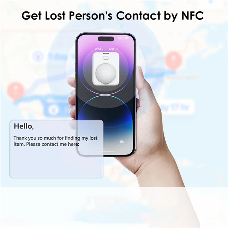 ABFN-1 PCS Find My Locator Мини GPS трекер позиционирование анти-потерянное устройство потеря автомобиля трекер белый