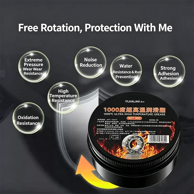 High-Temperature Resistant Waterproof All-Purpose Maintenance Lubricant Grease for Bearings