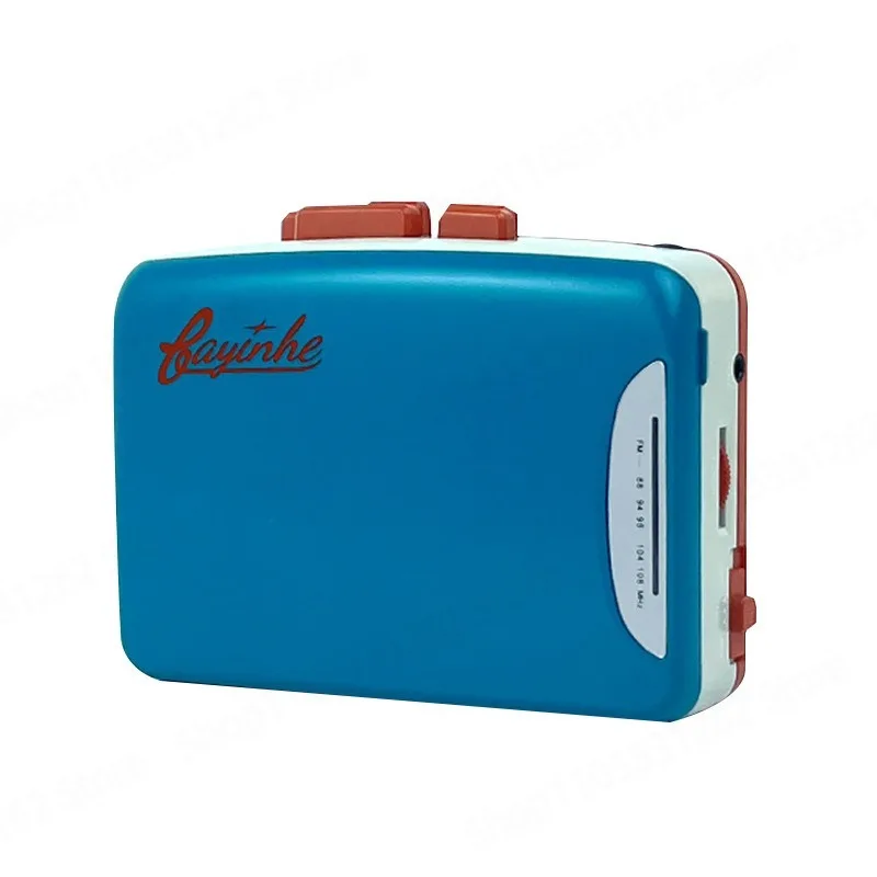Portable Cassette Player Walkman With Headphones Retro Radio Tape Machine Gift