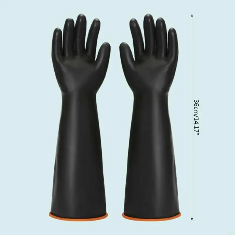 T8UC Rubber Resistant Gloves Reusable Heavy-duty Safety Work Gloves 360mm