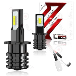 PCVBMLAUT 2PCS Car lights H3 H4 H7 H11 Super Bright LED Headlights High Low Beam Fog Light Bulb White Minisize Car accsesories