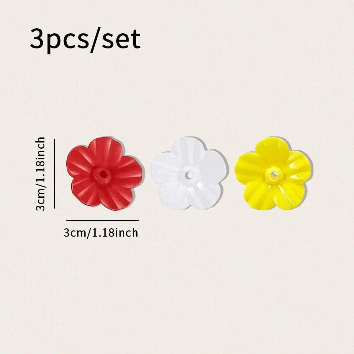 3pcs/set-Hummingbird feeder, flower hanging bird feeding port, replacement parts, pet bird supplies