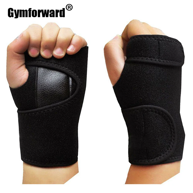 Adjustable Fitness Wristband Tennis Sports Wrist Support Bandages Hand Weights Brace Fingerless Gloves Straps Gym Wrist Wraps