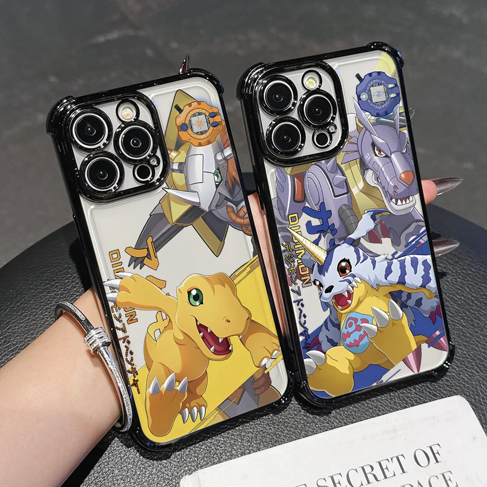 Digimon Angemon Gabumon Phone Case for Xiaomi Mi 15 14 13 Ultra Poco X7 X6  X5 X3 F5 F4 Pro 5G Anti-drop Transparent Soft Cover - AliExpress 202192403