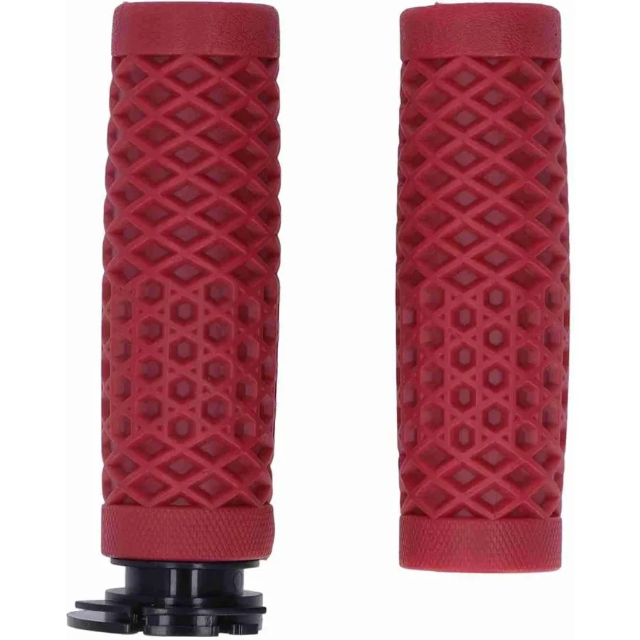 

Handle Grips Fit for GY6 Scooter Motorcycle 22mm Handlebar Throttle Grips Silicone Red