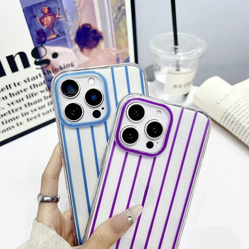 Luxury Night Light Luminous Transparent Phone Case For IPhone 16 15 14 Plus 13 12 11 Pro Max Clear Shockproof Back Cover Fundas