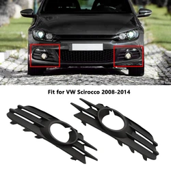 2Pcs Front Bumper Grille Fog Light Grill Left Right For VW Scirocco 2008 2009 2010 2011 2012 2013 2014 1K8853665C 1K8853666C
