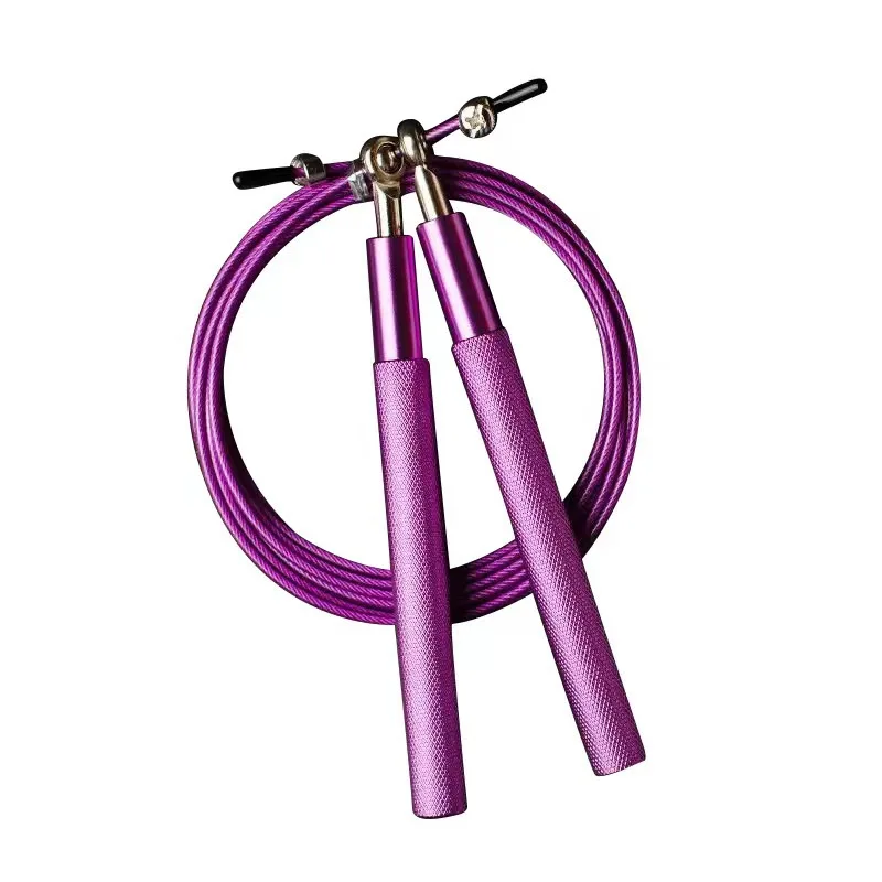 Steel wire skipping rope fitness sports equipment bearings skipping rope middle school students training aluminum alloy