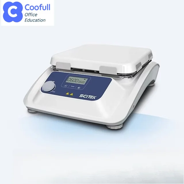 COOFULL Glass Ceramic Hotplate Extra-large Heat Surface 10-inch Ceramic Plate Wide Temperature Range Safety Warn Timer Function