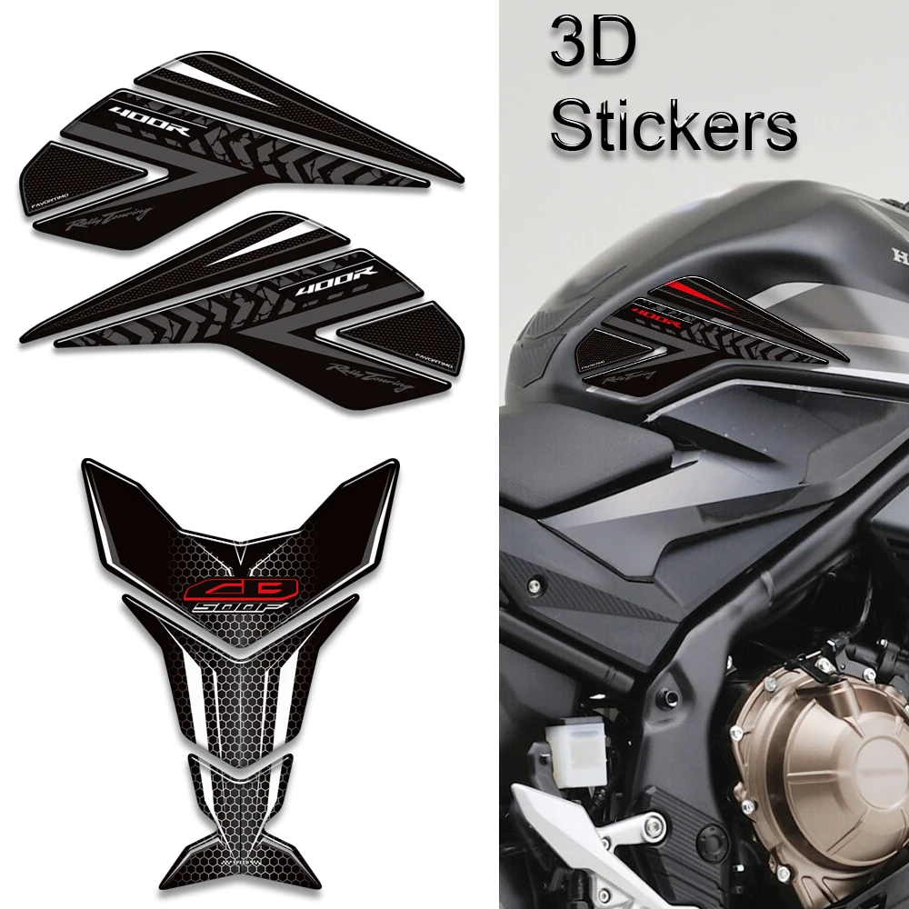 

For Honda CBR400R CBR 400 R 400R 2024 Motorcycle Protector Tank Pad Side Grips Gas Fuel Oil Kit Knee Stickers Decals