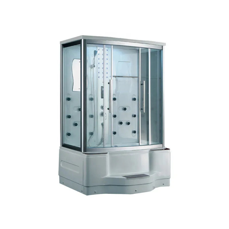 Customization Steam Shower with Massage Steam Sauna Cabin Shower Room Massage Steam Room Tempered Glass Shower Box/shower