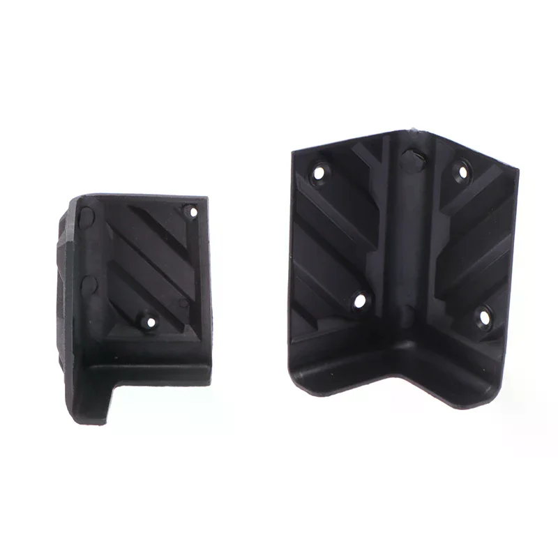 2pcs Black Plastic Right Angle Rounded Speaker Corner Protector Replacements for Guitar Amplifier Stage Cabinets