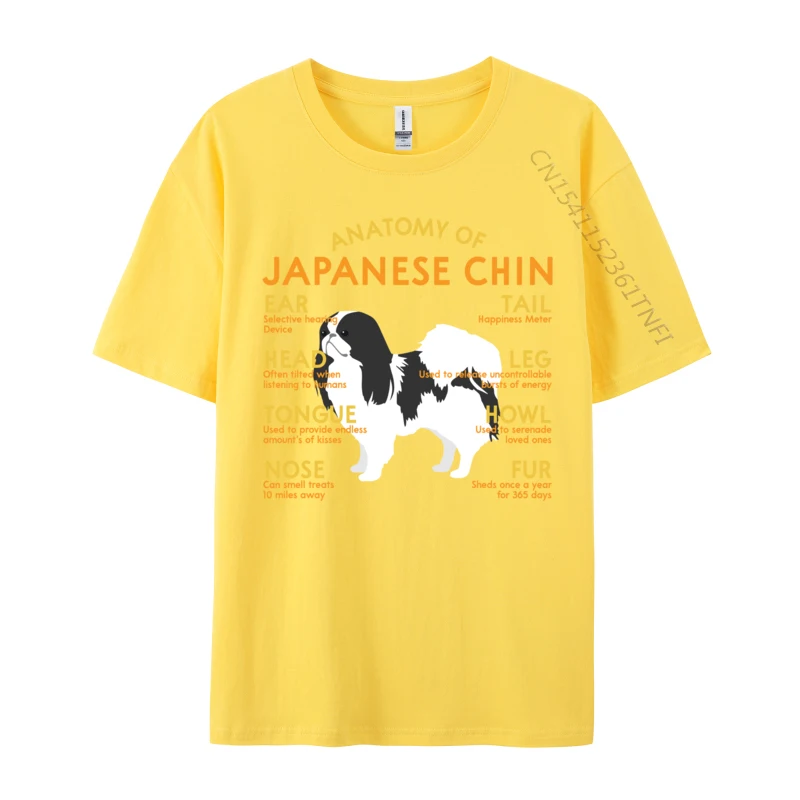 Anatomy Of A Japanese Chin Dogs T Shirt Funny Cotton Fabric Tops Shirts New Coming Boy T-Shirt Crazy Custom Tops Tees