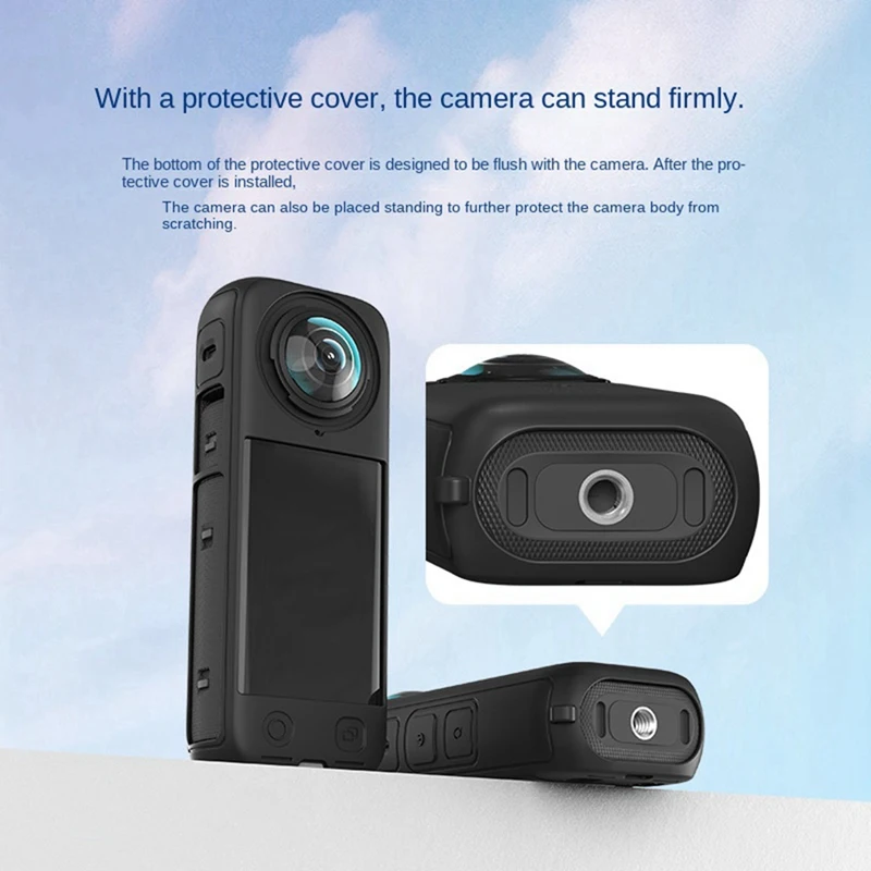 Insta360 X4 바디 실리콘 케이스 X4 렌즈 키트 스포츠 카메라 보호 액세서리 용 SCLS 실리콘 보호 키트