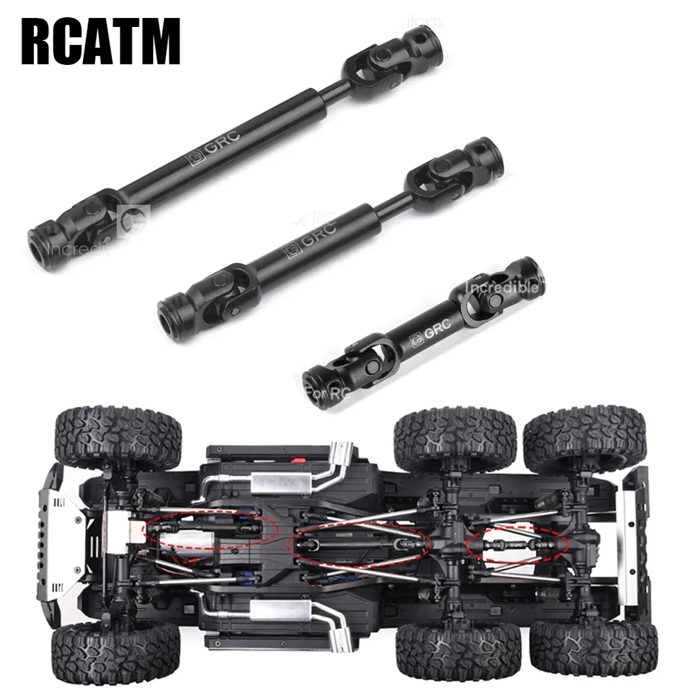 Metal Universal Joint CVD Second Generation Heavy Duty Transmission Shaft Traxxas TRX4 TRX6 G63 SCX10II SCX10III RC4WD