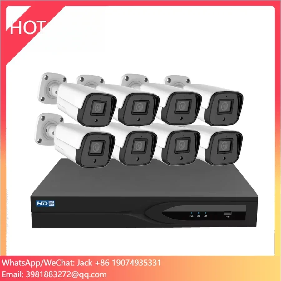 

Dakang Home Security Camera System 8CH 4K HD Waterproof POE NVR Kit 8MP P2P Video Surveillance Outdoor CCTV System