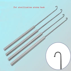 Pet Sterilization Uterine Hook Non damaging Cat and Dog Animal Hook Ball Head Water Drop Head Ovarian Hook Sterilization Tool
