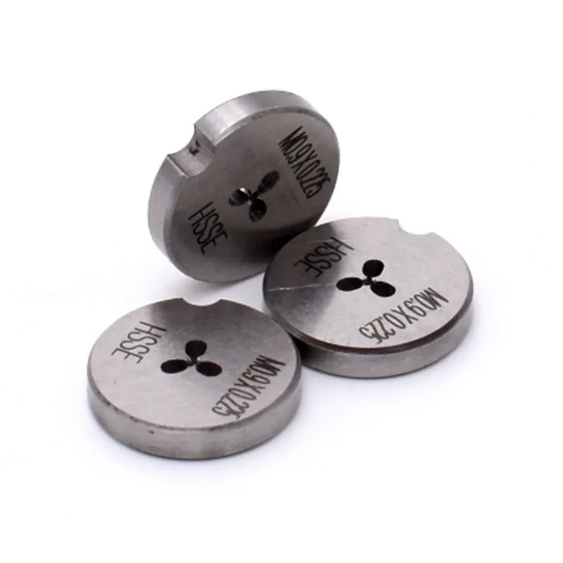1PC M0.9x0.225 Fine Tooth Round Plate Tooth Thread Sleeve External Thread Making Tool For Watches