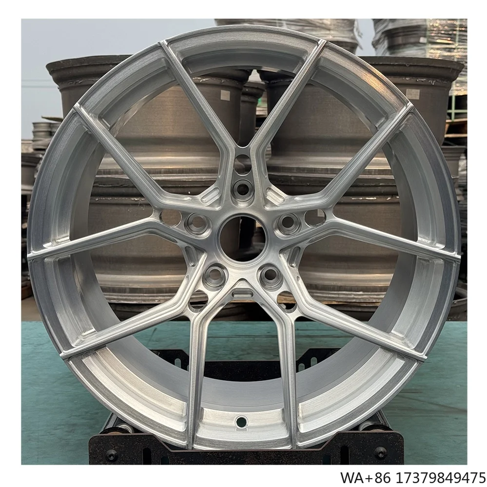 

6061-T6 Alloy Wheel Rims 19 20 21 22 24 Inch Forged Racing Car Wheel Custom 5x114.3 Brushed Monoblock Wheels