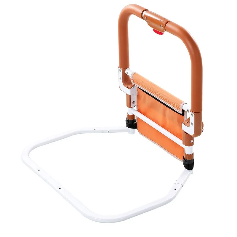Foldable Bedside Assist Rail Non Slip Support Frame for Elderly Household Anti Fall Handrail