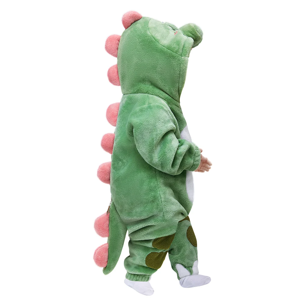 Toddler Baby Boys Girls Pajamas Dinasour Raccoon Cat Cosplay Animal Costume Onesie for Kids Pajamas Sleepwear Jumpsuit Halloween