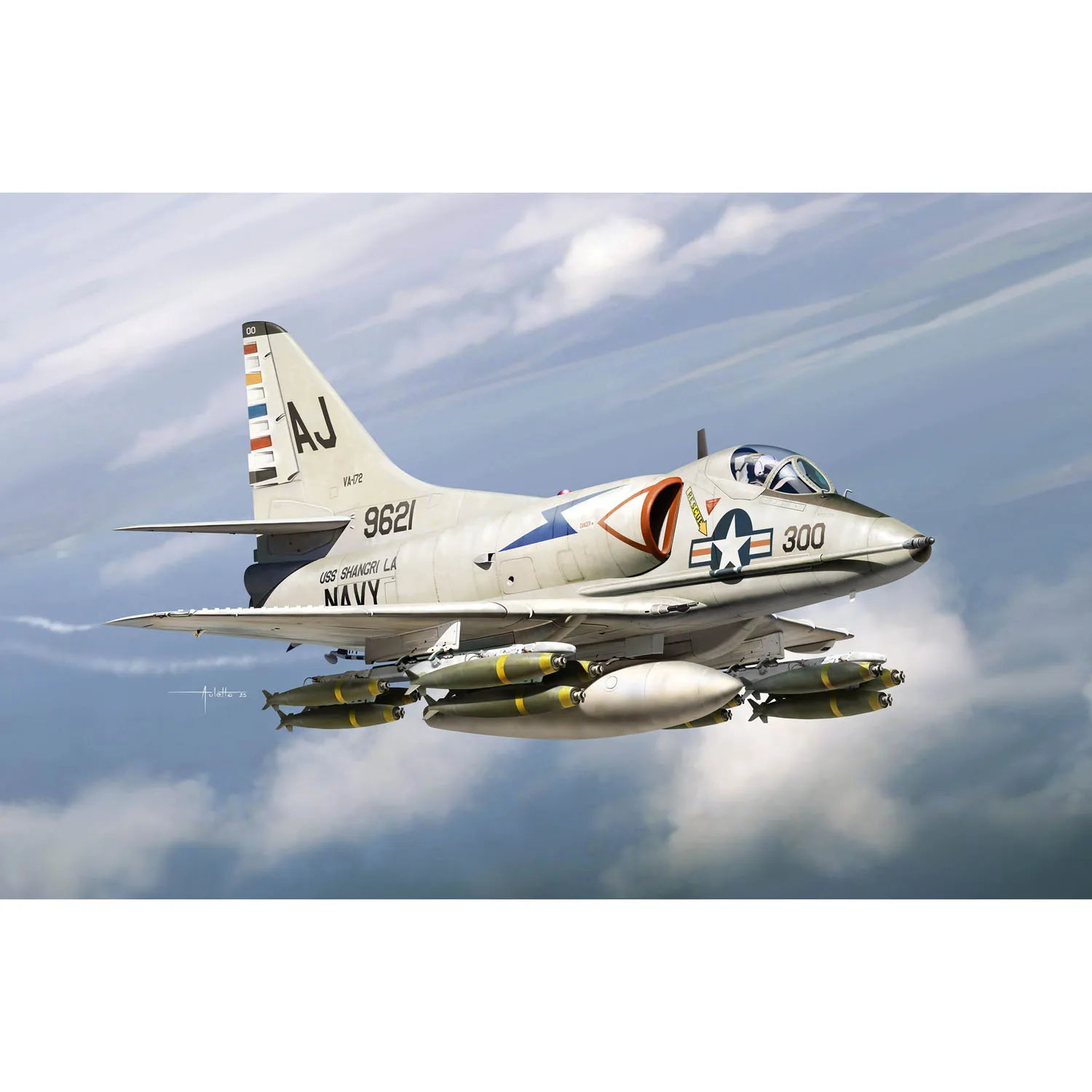 

Hobby Boss 81789 1/48 пластиковый атака A-4C Sky Hawk модель самолета в разобранном виде комплект Коллекционная игрушка подробные аксессуары