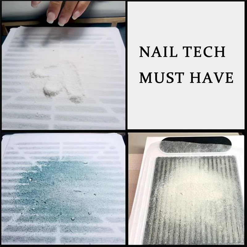 

AT63-200 Sheets Nail Dust Collector Filter Paper Disposable For Nail Dust Collector Machine Nail Vacuum