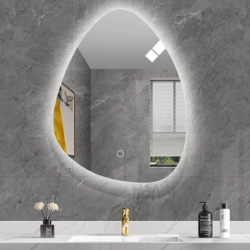 Irregular Wall Mirror Modern Decoration Accessories Aesthetic Makeup Items Mirror Funky Asymmetrical Espelhos Home Decorations