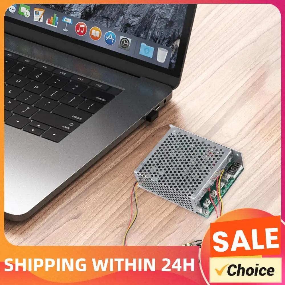 

Плата контроллера двигателя 100А, регулирующая ток, контроллер скорости постоянного тока 12В 24В 48В, прямое/обратное вращение, электронные компоненты