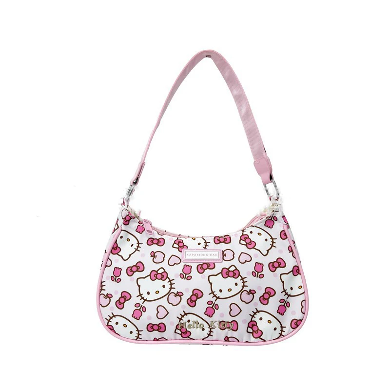 

Sanrio New Hello Kitty Crossbody Bag Backpack High End Female Underarm Bag Trendy Personalized Single Shoulder Printed Bag Gifts